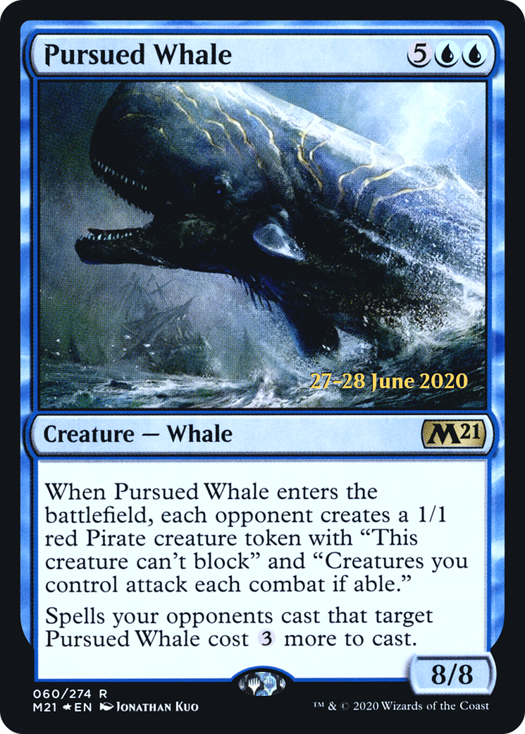 Pursued Whale [Core Set 2021 Prerelease Promos]-1