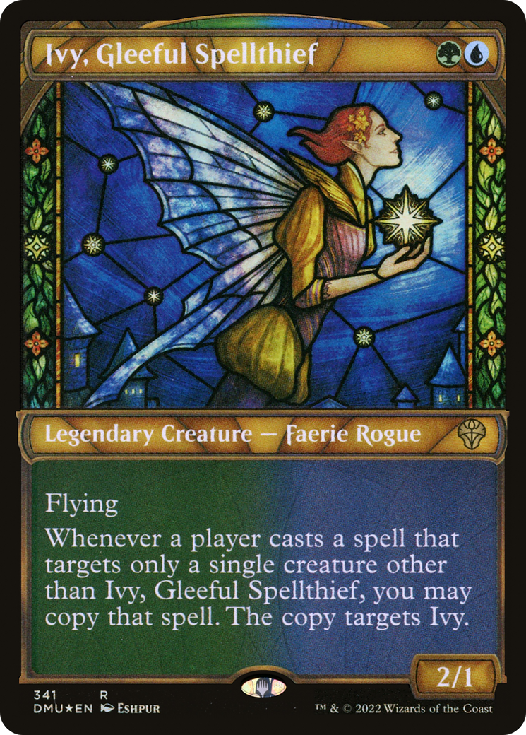 Ivy, Gleeful Spellthief (Showcase Textured) [Dominaria United]-1