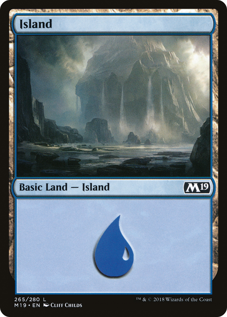 Island (265) [Core Set 2019]-1