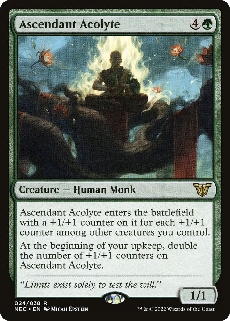Ascendant Acolyte [Kamigawa: Neon Dynasty Commander]-1