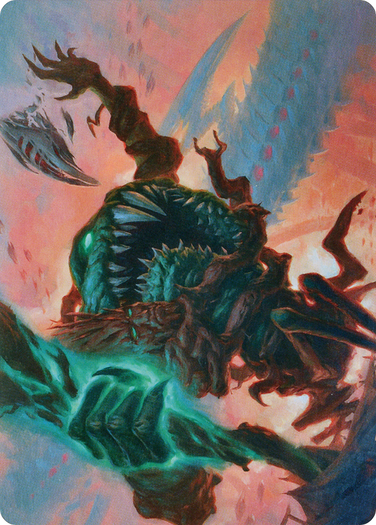 Yargle and Multani // Yargle and Multani (AMOM-053) - March of the Machine Art Series (Borderless) Foil-3