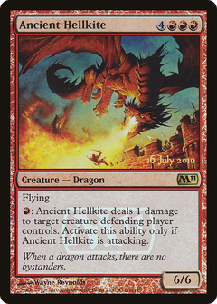 Ancient Hellkite [Magic 2011 Prerelease Promos]-1