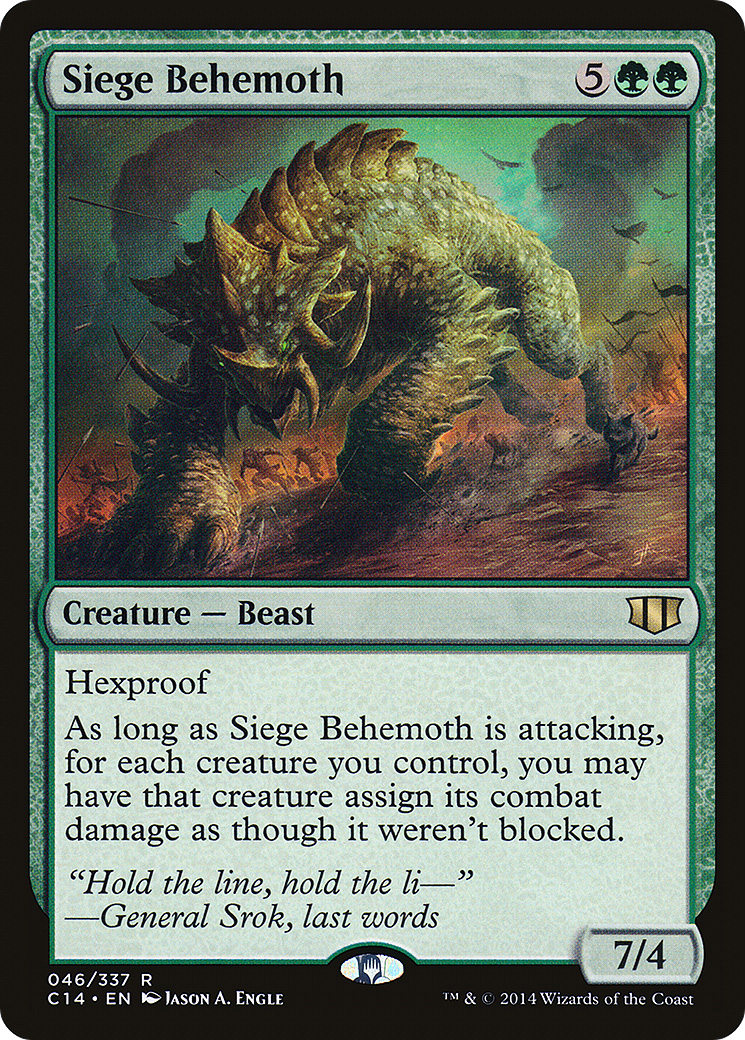 Siege Behemoth [Commander 2014]-1