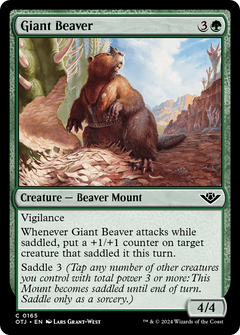 Giant Beaver [Outlaws of Thunder Junction]-1