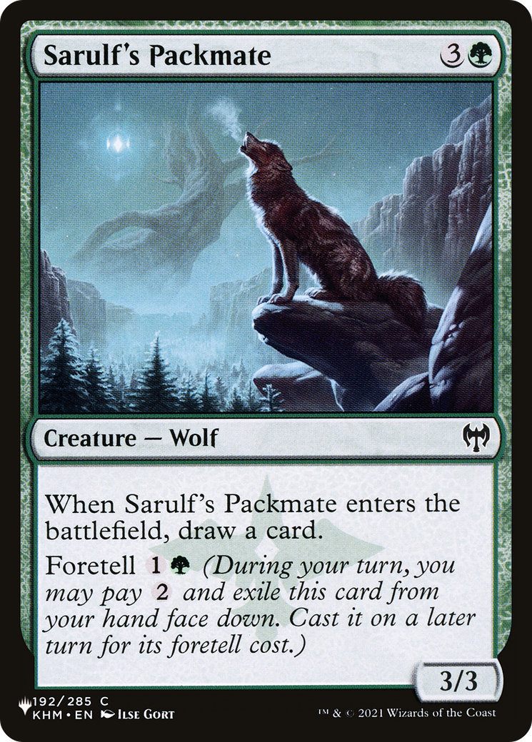 Sarulf's Packmate [The List]-1