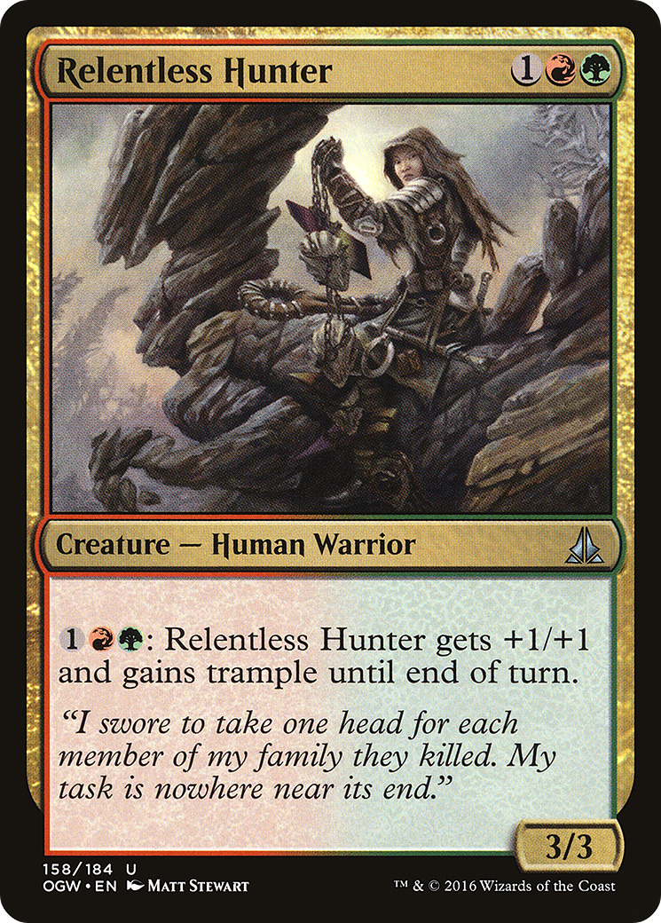 Relentless Hunter [Oath of the Gatewatch]-1