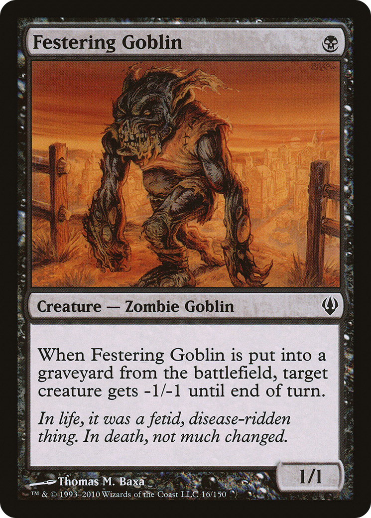 Festering Goblin [Archenemy]-1