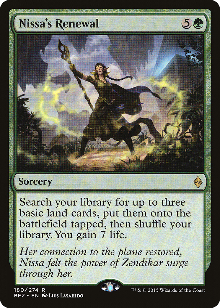 Nissa's Renewal [Battle for Zendikar]-1
