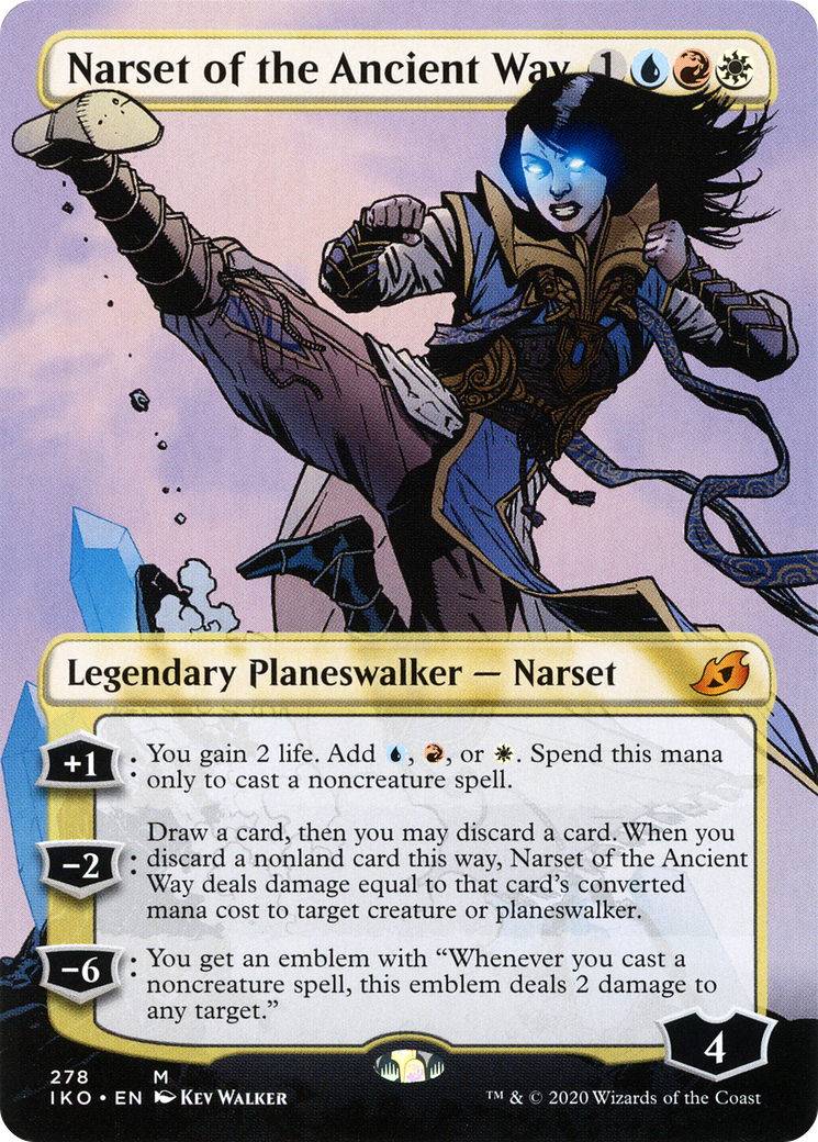 Narset of the Ancient Way (Borderless) [Ikoria: Lair of Behemoths]-1