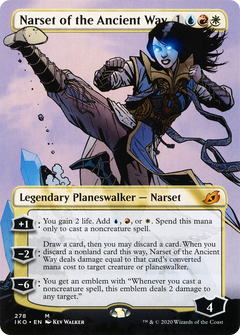 Narset of the Ancient Way (Borderless) [Ikoria: Lair of Behemoths]-1