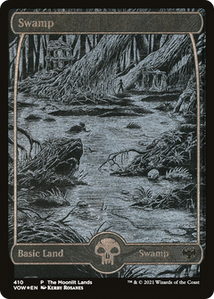 Swamp (VOW-410) - Innistrad: Crimson Vow Etched Foil-1