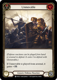 Unmovable (Red) [U-WTR212] (Welcome to Rathe Unlimited)  Unlimited Rainbow Foil-2
