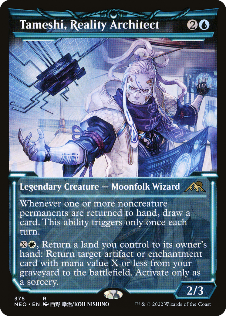 Tameshi, Reality Architect (Showcase Soft Glow) [Kamigawa: Neon Dynasty]-1