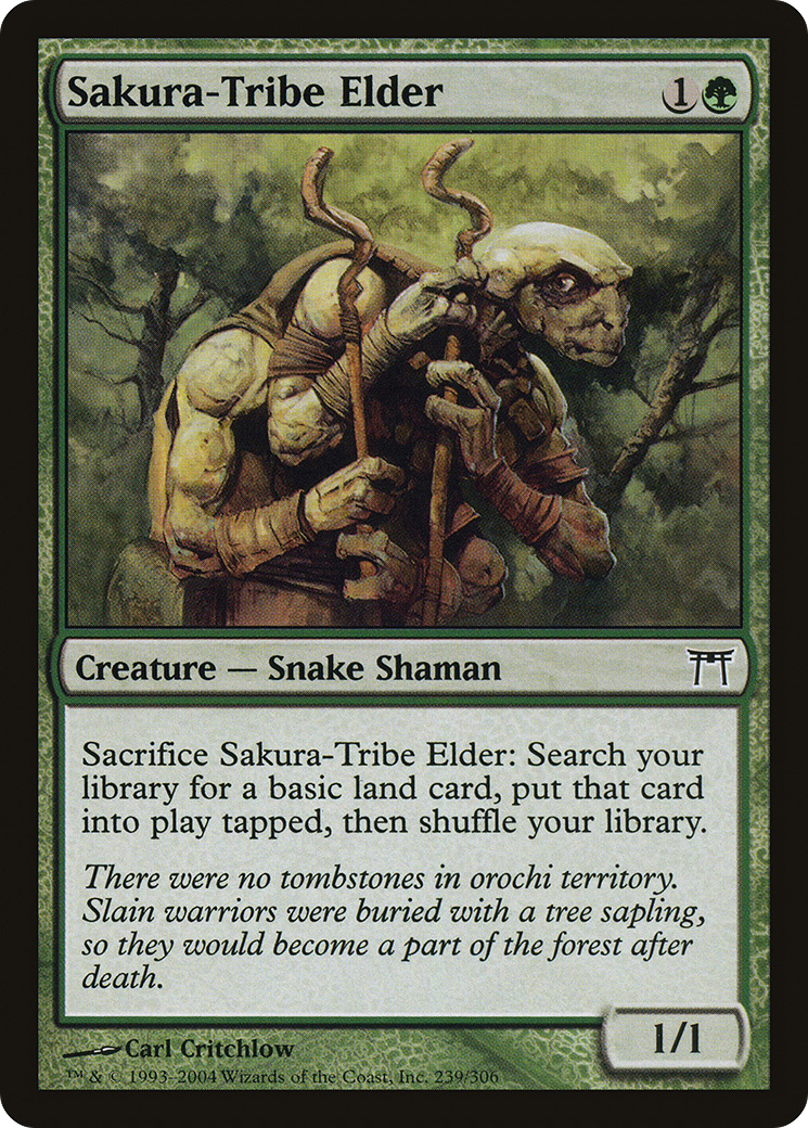 Sakura-Tribe Elder [Champions of Kamigawa]-1