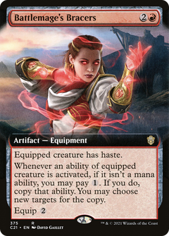 Battlemage's Bracers (Extended Art) [Commander 2021]-1