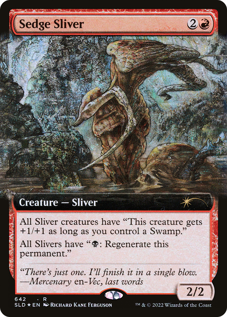 Sedge Sliver (Extended Art) [Secret Lair Drop Promos]-1