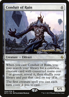 Conduit of Ruin [Battle for Zendikar Prerelease Promos]-1