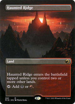 Haunted Ridge (Borderless Alternate Art) [Innistrad: Midnight Hunt]-1