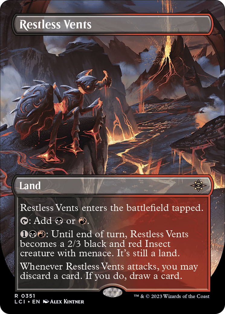 Restless Vents (Borderless) [The Lost Caverns of Ixalan]-1
