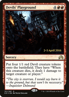 Devils' Playground [Shadows over Innistrad Prerelease Promos]-1