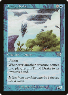 Timid Drake [Mercadian Masques]-1