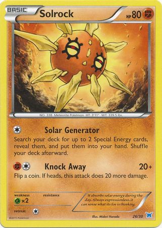 Solrock (26/30) [XY: Trainer Kit 2 - Latios]-1