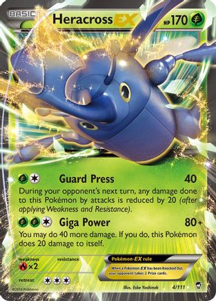 Heracross EX (4/111) [XY: Furious Fists]-1