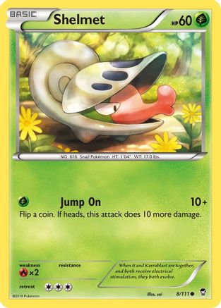 Shelmet (8/111) [XY: Furious Fists]-1