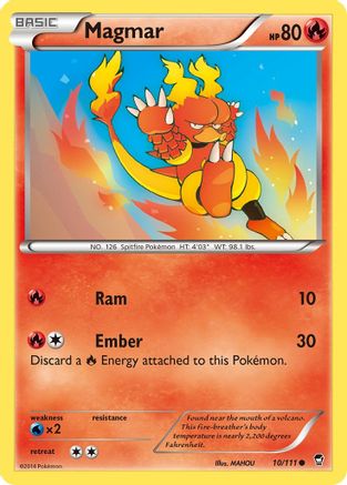 Magmar (10/111) [XY: Furious Fists]-1