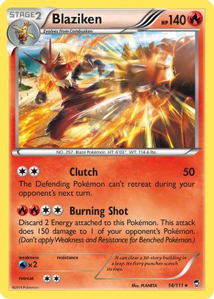 Blaziken (14/111) [XY: Furious Fists]-1