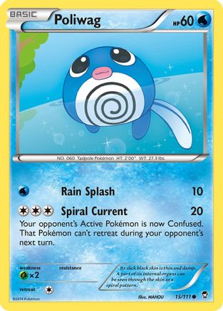 Poliwag (15/111) [XY: Furious Fists]-1