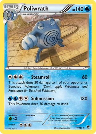Poliwrath (17/111) [XY: Furious Fists]-1