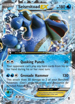 Seismitoad EX (20/111) [XY: Furious Fists]-1