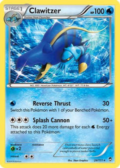 Clawitzer (24/111) [XY: Furious Fists]-1
