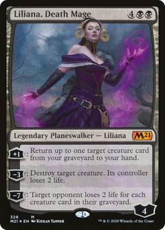 Liliana, Death Mage [Core Set 2021]-1