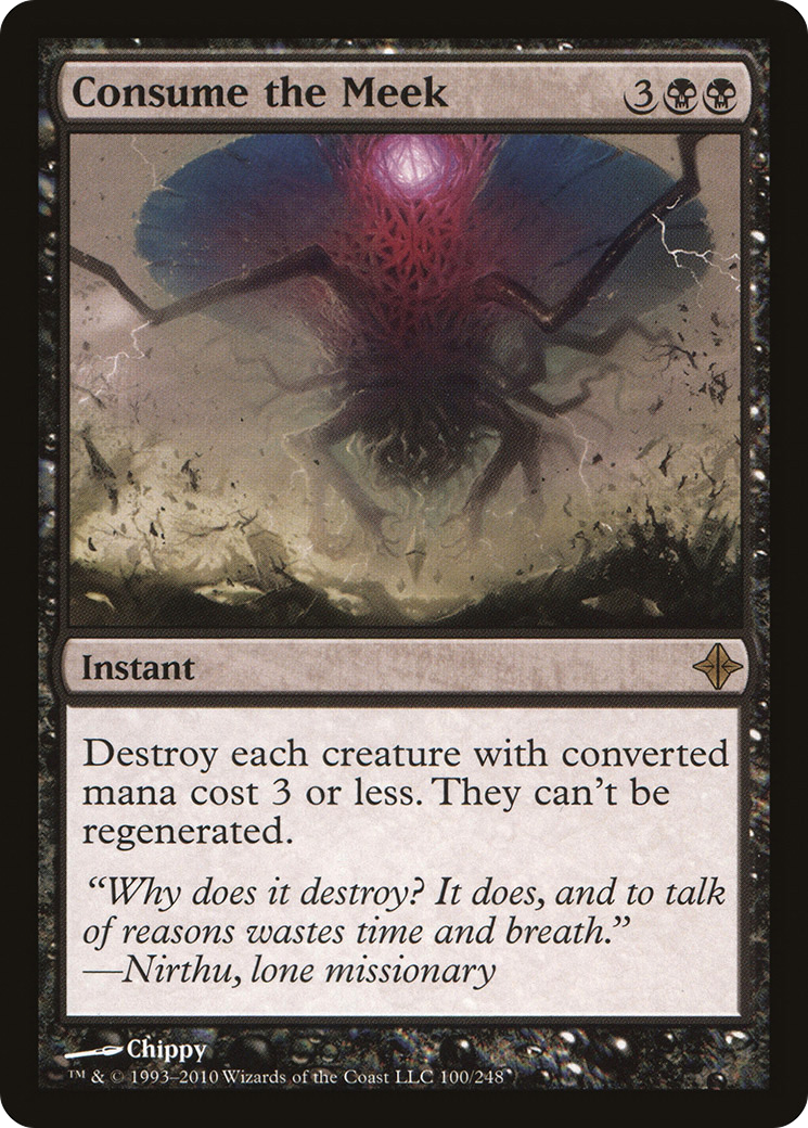 Consume the Meek [Rise of the Eldrazi]-1