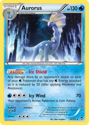 Aurorus (26/111) [XY: Furious Fists]-1