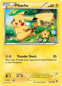 Pikachu (27/111) [XY: Furious Fists]-1