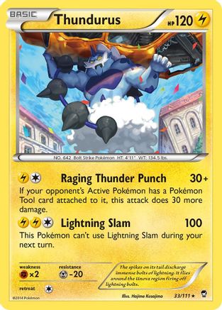 Thundurus (33/111) [XY: Furious Fists]-1