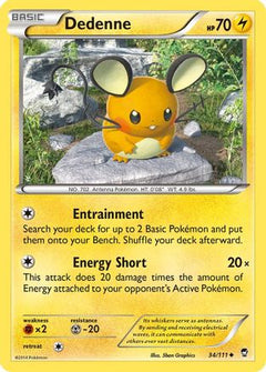 Dedenne (34/111) [XY: Furious Fists]-1