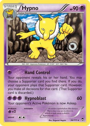Hypno (36/111) [XY: Furious Fists]-1