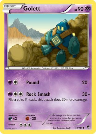 Golett (42/111) [XY: Furious Fists]-1