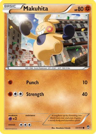 Makuhita (51/111) [XY: Furious Fists]-1