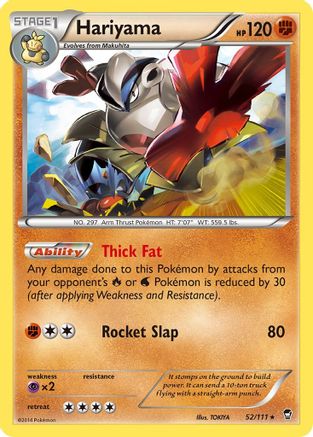 Hariyama (52/111) [XY: Furious Fists]-1