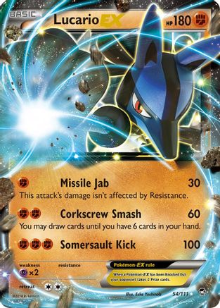 Lucario EX (54/111) [XY: Furious Fists]-1