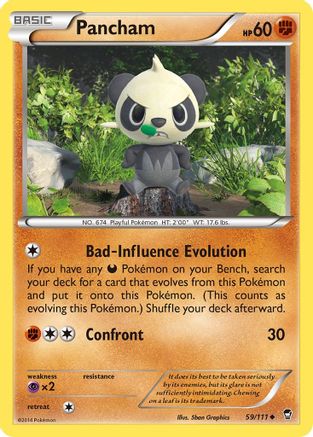 Pancham (59/111) [XY: Furious Fists]-1