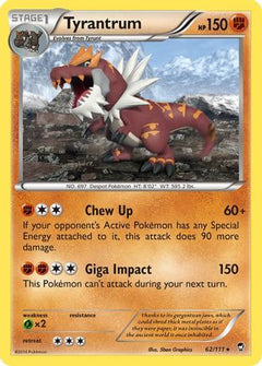 Tyrantrum (62/111) [XY: Furious Fists]-1