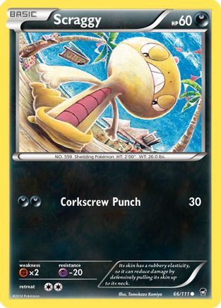 Scraggy (66/111) [XY: Furious Fists]-1