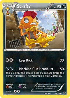 Scrafty (67/111) [XY: Furious Fists]-1