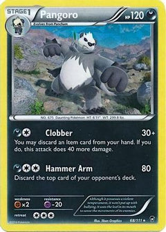 Pangoro (68/111) (Theme Deck Exclusive) [XY: Furious Fists]-1